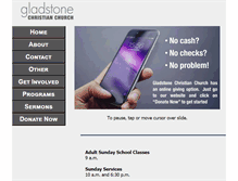 Tablet Screenshot of gladstonecc.org